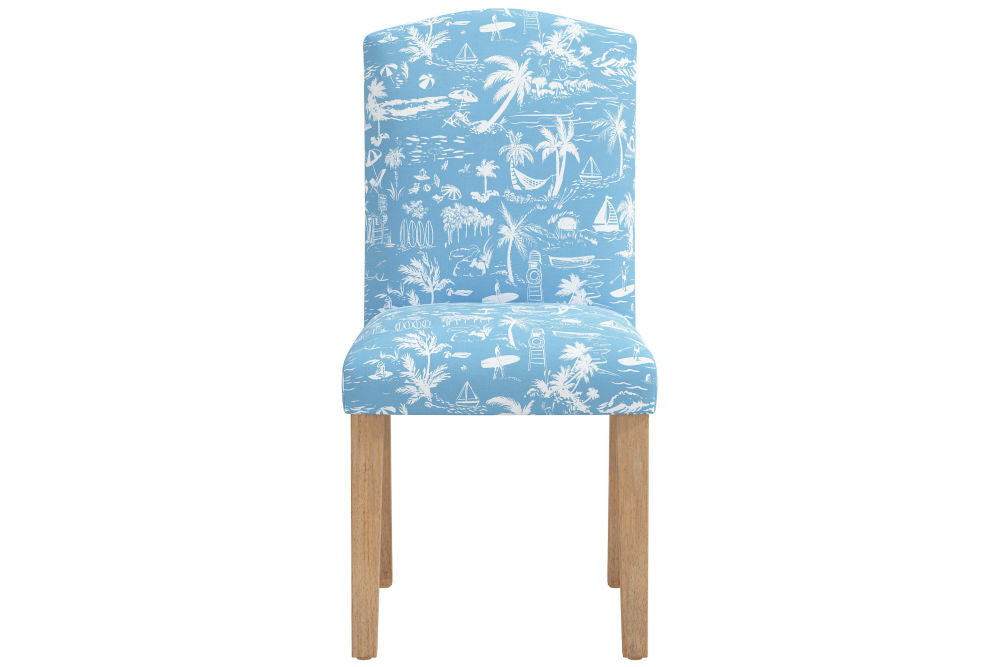 The Dining Chair, Beach Toile Blue