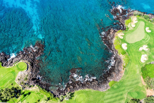 Hole 3 Aerial, Mauna Kea Golf Course, Hawai’i