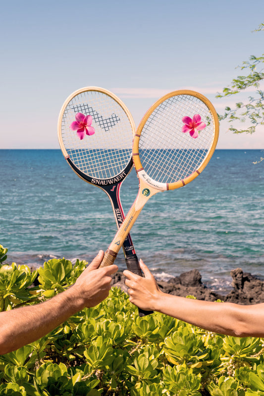 Product image for Tennis Match Vertical, Mauna Kea