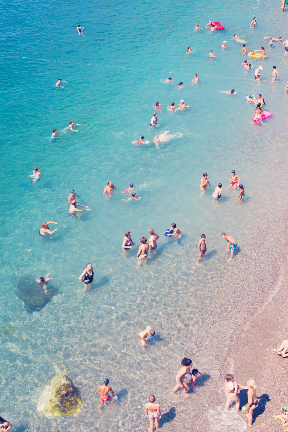 Amalfi Swimmers (Vertical)